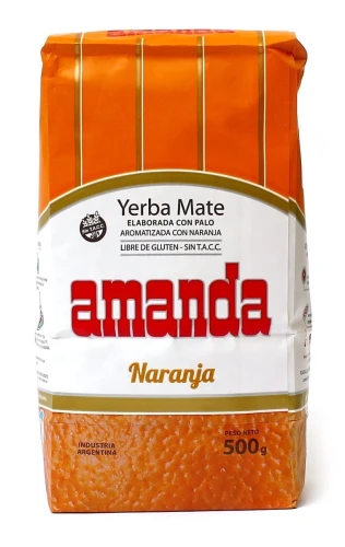 Yerba Mate Amanda Naranja 500g