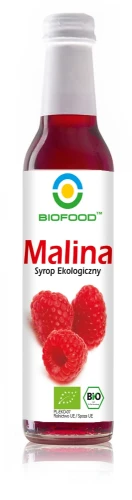 Syrop z malinowy BIO 250ml BIOFOOD