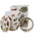 Porcelanowy kubek z zaparzaczem i pokrywką 360ml MUSZLE