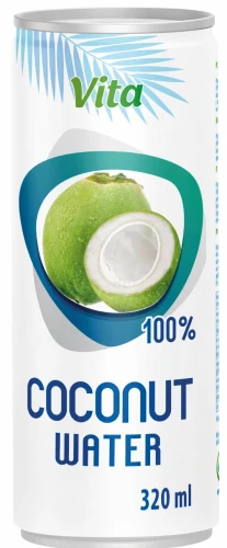 Woda kokosowa 100% NFC 320ml (puszka) ALLCOR