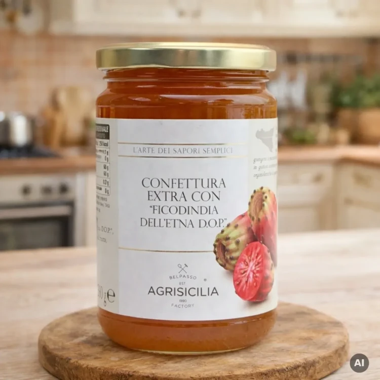 Sycylijska Konfitura z Opuncji Figowej 360g AGRISICILIA