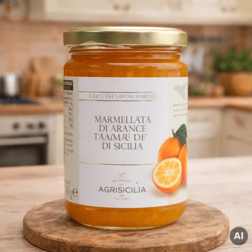 Sycylijska Konfitura z Gorzkich Pomarańczy 360g