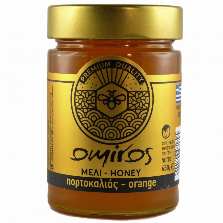 Grecki miód pomarańczowy 450g