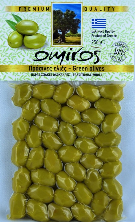 Oliwki greckie zielone 250g