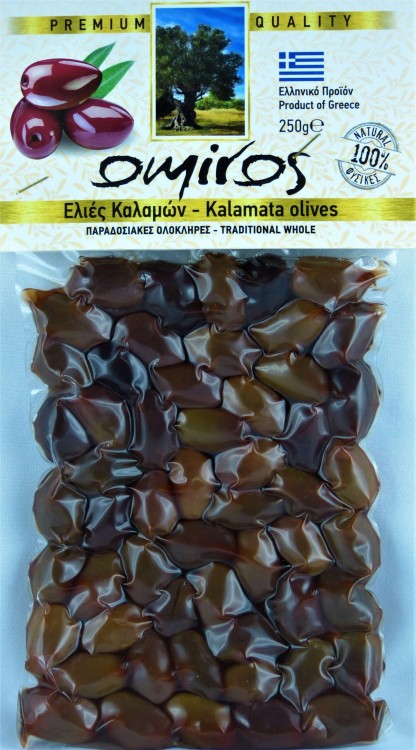 Oliwki greckie Kalamon z regionu Kalamata 250g
